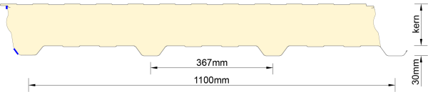 FALK 1100 TR3+ Plat Dak - Afbeelding 2