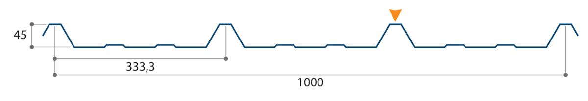 45/333/1000 Gevel - Afbeelding 2