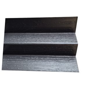 Binnenhoek Houtnerf (zwart)